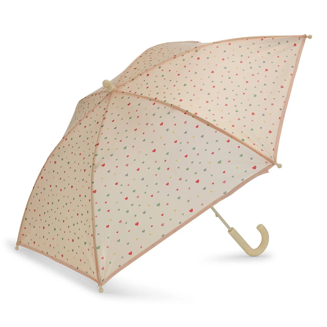 Brume kids umbrella - Multi foil hearts - Image 2